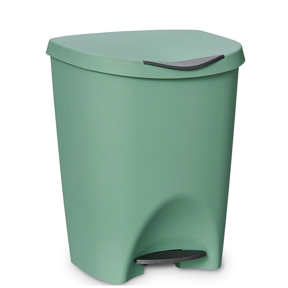 CESTO DE RESIDUOS C/PEDAL  7.5 L VERDE 