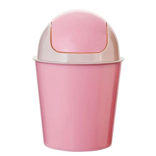 	CESTO DE RESIDUOS T/VAIVEN 3 LITROS ROSA