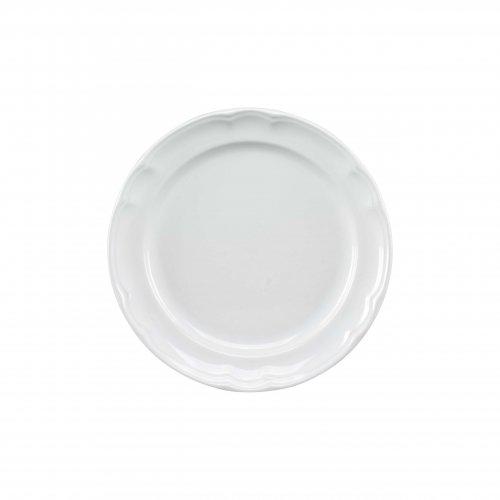 CERAMICA BARROCO PLATO POSTRE 19.5 ML BLANCO