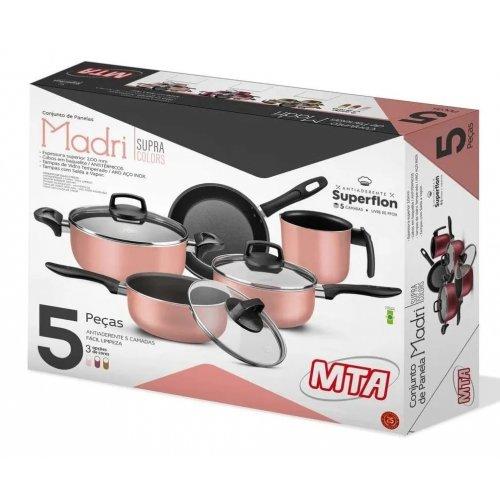 JUEGO MADRI 5 PIEZAS TVT ROSE