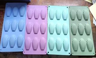 MOLDE SILICONA PARA 9 MASITAS FORMA OSTRAS