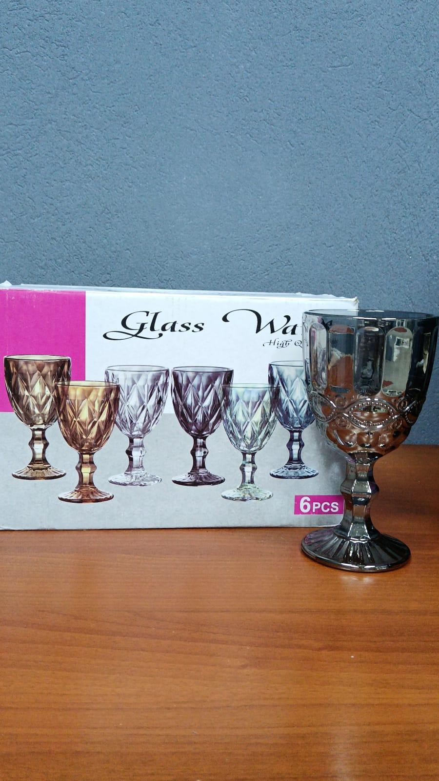 SET 6 COPAS GUARDA FUME 320ML