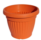 MACETA DENISE 25 CM BARRO