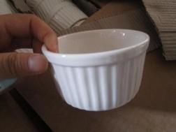 COPETINERO CERAMICA REDONDO BLANCO 9.4*5CM