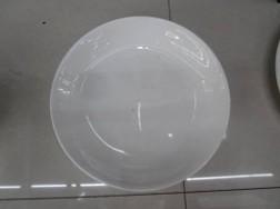 PLATO HONDO CERAMICA BLANCA 20.5*3CM