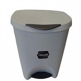 CESTO DE RESIDUOS C/PEDAL  7.5 L BLANCO