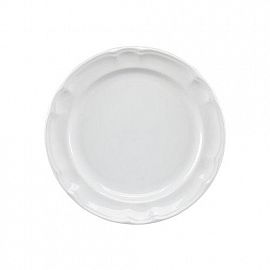 CERAMICA BARROCO PLATO PLAYO 27 CM BLANCO