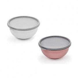 BOWL CON TAPA 1.6 L 20.6x19.4x9.6 CM COLORES SURTIDOS