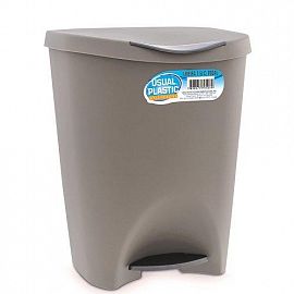 CESTO DE RESIDUOS C/PEDAL  7.5 L GRIS