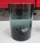 SET 6 VASO VIDRIO COLOR 11*8CM